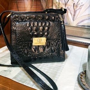 NWOT BRAHMIN Mimosa in Black Melbourne w/Tassel